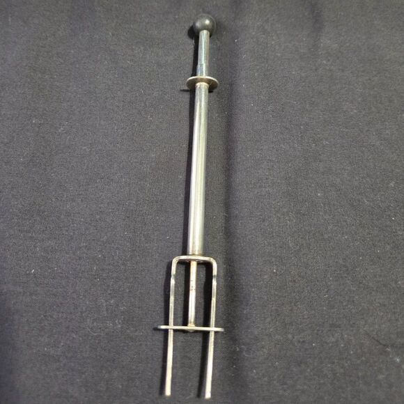 Vintage Spring-Loaded Pickle / Olive Fork Server - Picture 1 of 4